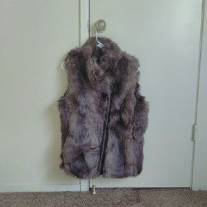 SOLD$$$ Banana Republic Faux Fur Vest NWT